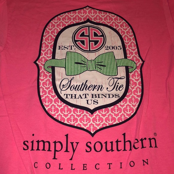 Simply Southern Tops - Hot Pink Simply Southern Shirt!!